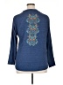 Select Blue Long Sleeve Blouse Size XL - photo 2