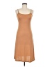 Unbranded Solid Tan Casual Dress Size M (estimated) - photo 1