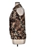 Perseption Concept Animal Print Brown Sleeveless Blouse Size XL - photo 5