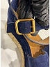 Chloé 100% Suede Blue Suede Lauren Espadrilles Size EU 37 - photo 5