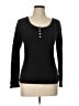 Unbranded Black Long Sleeve Henley Size L - photo 1