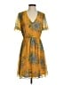 Madewell 100% Polyester Tropical Yellow Casual Dress Size 0 - photo 1
