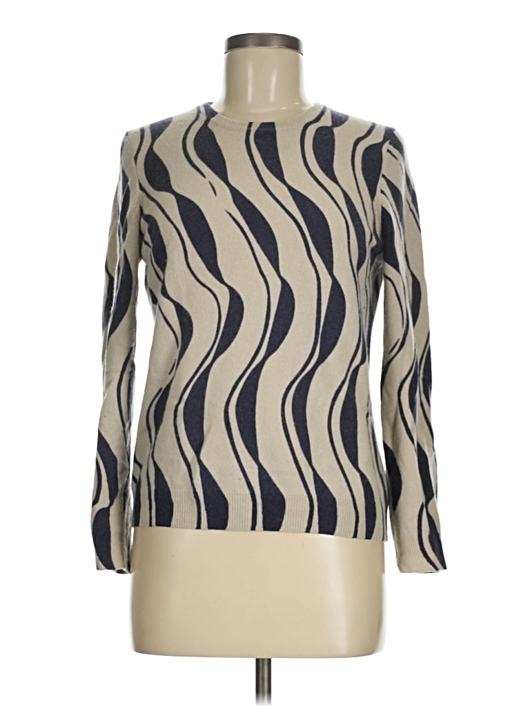 Pre-owned Eric Bompard Long Sleeve Turtleneck In White