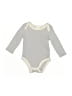 Little Beginnings Gray Long Sleeve Onesie Size 0-3 mo - photo 1