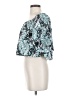 Bebe Teal 3/4 Sleeve Blouse Size S - photo 5