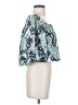 Bebe Teal 3/4 Sleeve Blouse Size S - photo 4