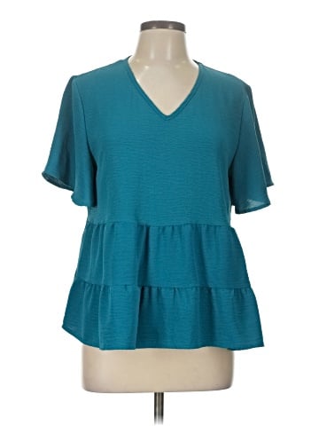 Shein Short Sleeve Blouse (view 1)