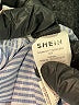 Shein Checkered-gingham Blue Casual Pants Size L - photo 4