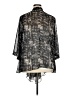 Logix 100% Polyester Black Kimono Size 1X - photo 2