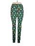 Lularoe Hearts Teal Active Pants Size 1X (Tall & Curvy) - photo 2