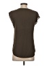 Express 100% Polyester Brown Short Sleeve Blouse Size XS - photo 2
