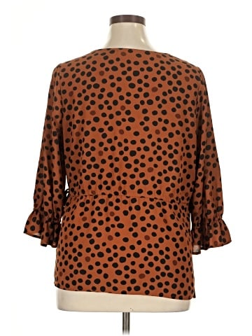 Evri 3/4 Sleeve Blouse (view 2)