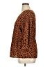 Evri 100% Polyester Brown 3/4 Sleeve Blouse Size 0X - photo 5