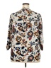 Maurices 100% Polyester Paisley Ivory 3/4 Sleeve Blouse Size XXL - photo 2