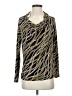 MICHAEL Michael Kors Gold Long Sleeve Blouse Size XS - photo 1