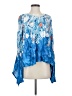 Meadow Rue Blue 3/4 Sleeve Blouse Size S - photo 1