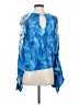 Meadow Rue Blue 3/4 Sleeve Blouse Size S - photo 2