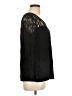 Young Essence Black Long Sleeve Blouse Size L - photo 4