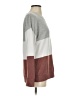 Nine Britton Color Block Gray Pullover Sweater Size S - photo 4