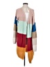 &merci 100% Acrylic Color Block Tan Cardigan Size S - photo 1