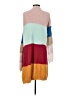 &merci 100% Acrylic Color Block Tan Cardigan Size S - photo 2