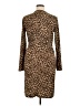 MICHAEL Michael Kors Animal Print Brown Cocktail Dress Size XL - photo 2
