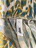 Glam 100% Polyester Print Yellow Shorts Size L - photo 3