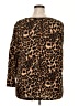 Per Se Animal Print Brown Pullover Sweater Size 2X - photo 2