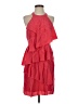 BCBGMAXAZRIA 100% Silk Red Cocktail Dress Size 4 - photo 1