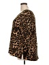 Per Se Animal Print Brown Pullover Sweater Size 2X - photo 5