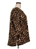 Per Se Animal Print Brown Pullover Sweater Size 2X - photo 4