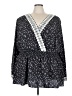 BLOOMCHIC Black 3/4 Sleeve Blouse Size 30 - photo 1