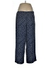 Talbots 100% Polyester Polka Dots Blue Casual Pants Size 12 - photo 1