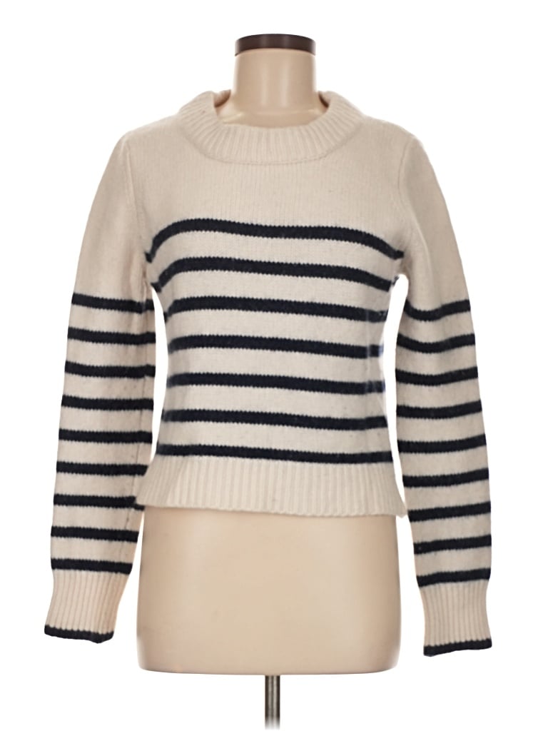 Pre-owned La Ligne Wool Pullover Sweater In Ivory