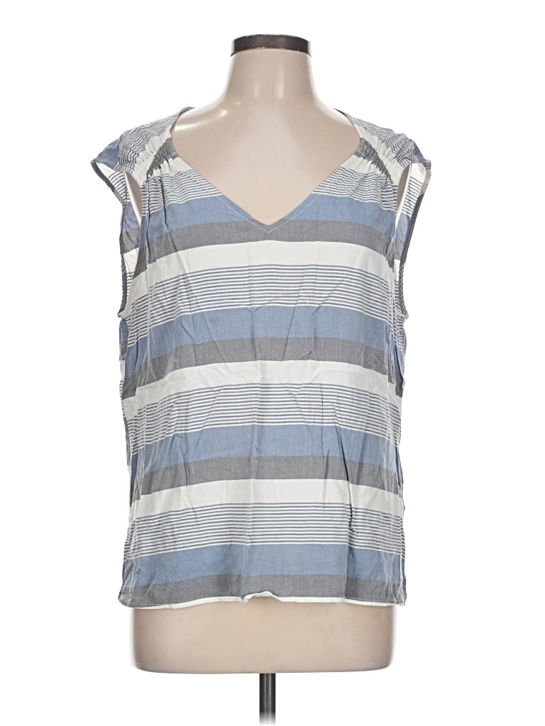 Pre-owned Old Navy Sleeveless Blouse In Gray