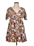 Unbranded 100% Rayon Orange Kimono Size L - photo 1