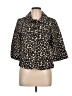 Forever 21 Animal Print Gold Black Jacket Size L - photo 1