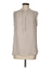 Ann Taylor LOFT Gray Sleeveless Blouse Size M - photo 1