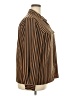 Alfred Dunner 100% Polyester Stripes Brown Long Sleeve Blouse Size 18 - photo 4