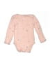 Carter's 100% Cotton Pink Long Sleeve Onesie 0-3 MO / 3 MO - photo 1