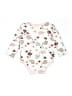 Assorted Brands 100% Cotton Print Ivory Long Sleeve Onesie Size 3-6 mo - photo 2
