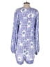 Z&L 100% Viscose Paisley Blue Purple Romper Size L - photo 2
