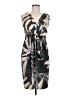 ASOS Print Gray Casual Dress Size 6 - photo 1