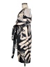ASOS Print Gray Casual Dress Size 6 - photo 5