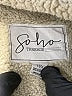 Soho Threads Plaid Gray Fleece Size L - photo 6