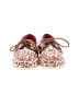 Chatties Animal Print Burgundy Ivory Sneakers Size 7 - 8 - photo 2
