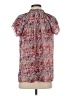 Rungolee Print Pink Short Sleeve Blouse Size XS - photo 2