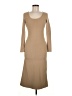 Unbranded Solid Tan Casual Dress Size M (estimated) - photo 1