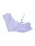 Unbranded Stripes Purple Swimsuit Top Size XL - photo 2