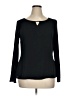 The Limited 100% Polyester Black Long Sleeve Blouse Size XL - photo 1